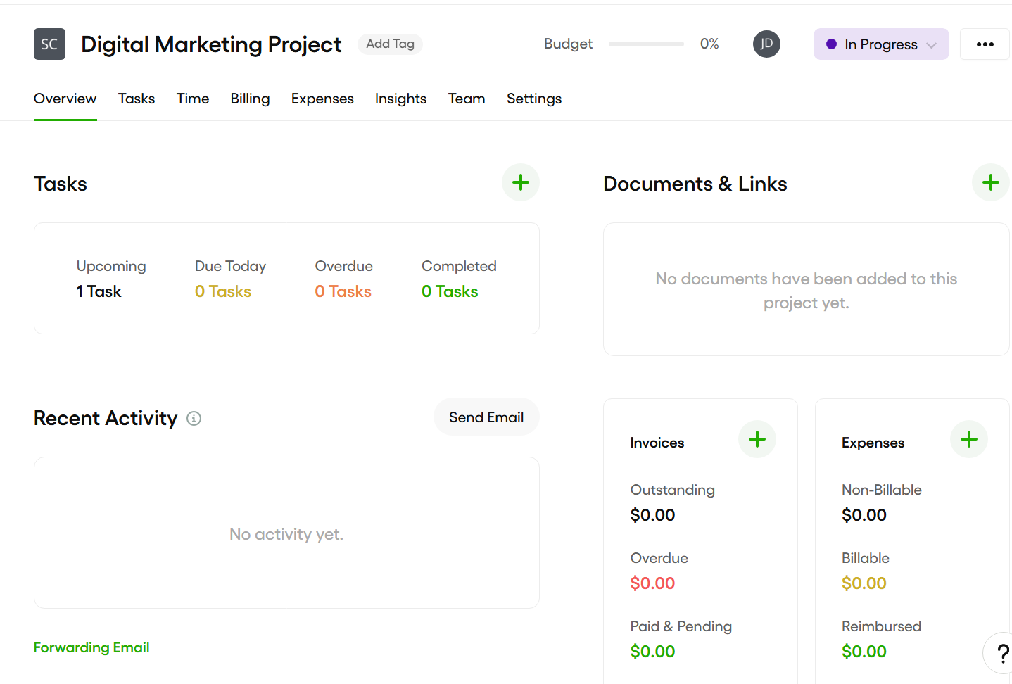Bonsai digital marketing project management tool